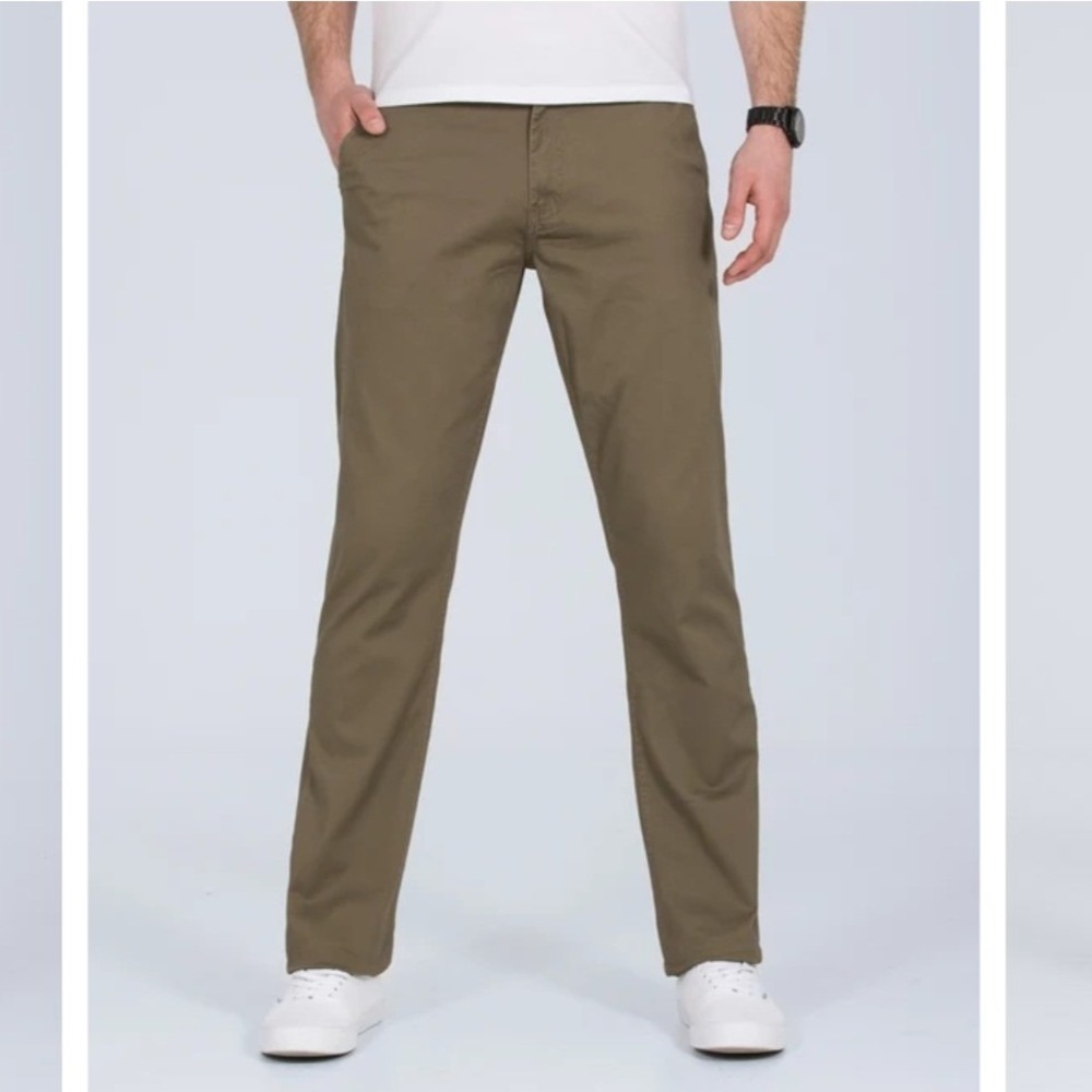 2 Tall Marco chinos size 34x38 khaki green regular fit